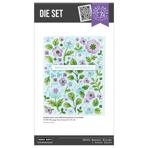 Hero Arts Meadow Blooms Cover Plate Die From the Spring Meadow Collection