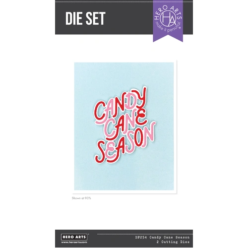 Hero Arts Candy Cane Season Etched Dies from the Candy Cane Season Collection