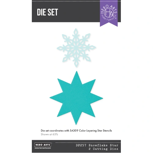 Hero Arts Snowflake Star Etched Dies from the Very Merry Collection