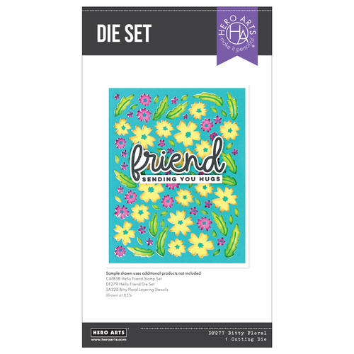 Hero Arts Bitty Floral Die from the You've Got a Friend Collection