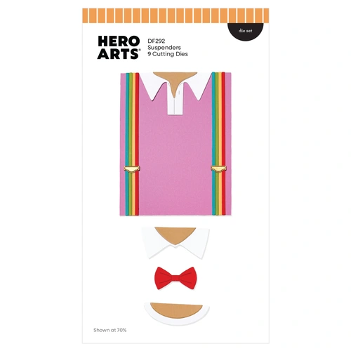 Hero Arts Suspenders Die Set from the Friends with Flair Collection