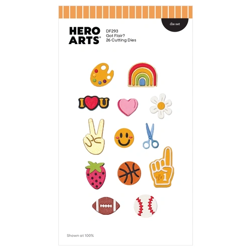 Hero Arts Got Flair? Die Set from the Friends with Flair Collection