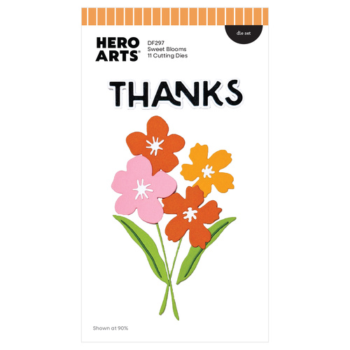 Hero Arts Sweet Blooms Die Set from the Fresh Flowers Collection