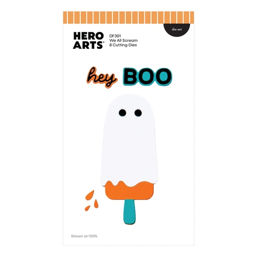 Hero Arts We All Scream Die Set from the Summerween Collection