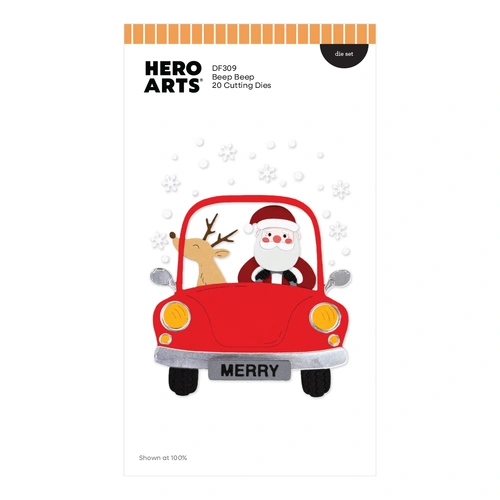 Hero Arts Beep Beep Die Set from the Whimsical Wheels Collection