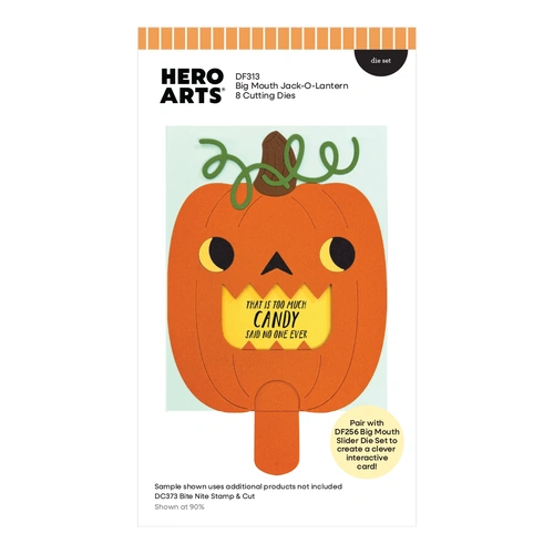 Hero Arts Big Mouth Jack-o-Lantern Die Set from the Spooky Smiles Collection