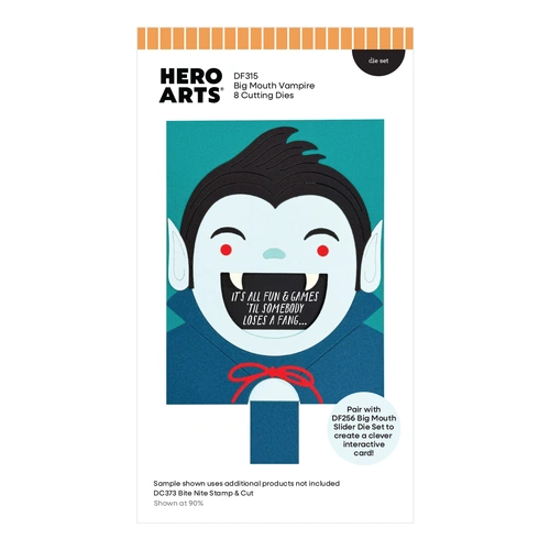 Hero Arts Big Mouth Vampire Die Set from the Spooky Smiles Collection