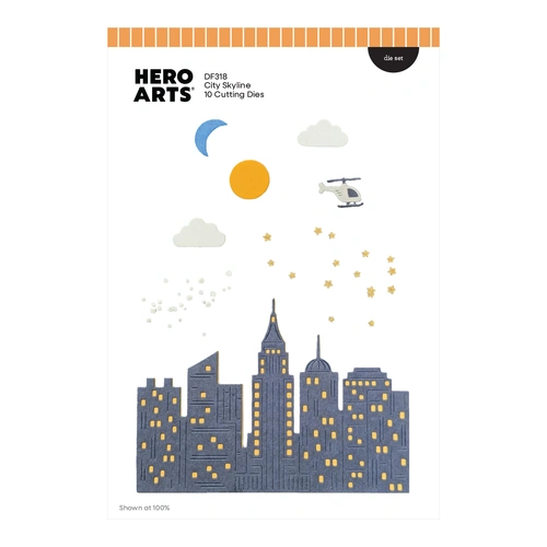 Hero Arts City Skyline Die Set from the Parade Day Collection