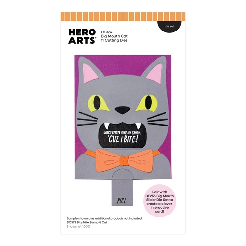 Hero Arts Big Mouth Cat Die Set  from the Spooky Smiles Collection
