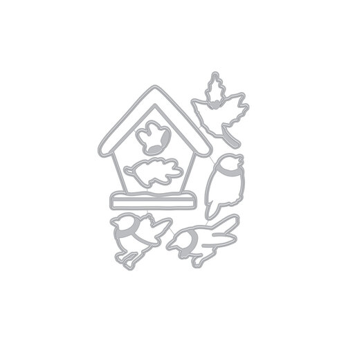 Hero Arts Christmas Robins Frame Cuts Die