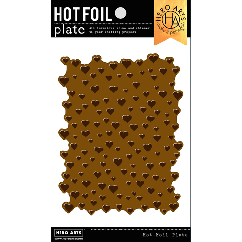 Hero Arts Hearts Hot Foil Plate 