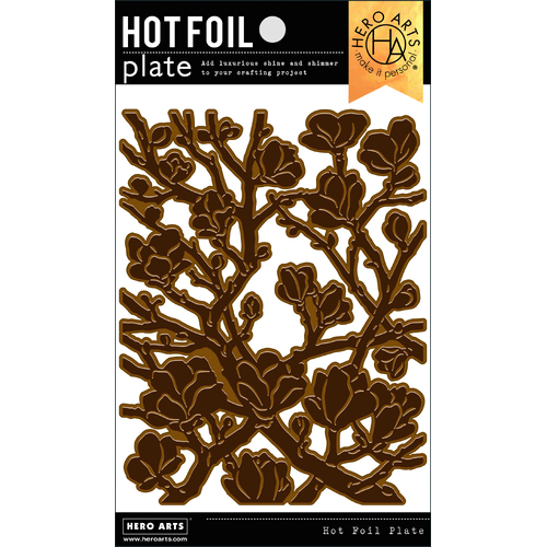 Hero Arts Magnolia Branches Hot Foil Plate