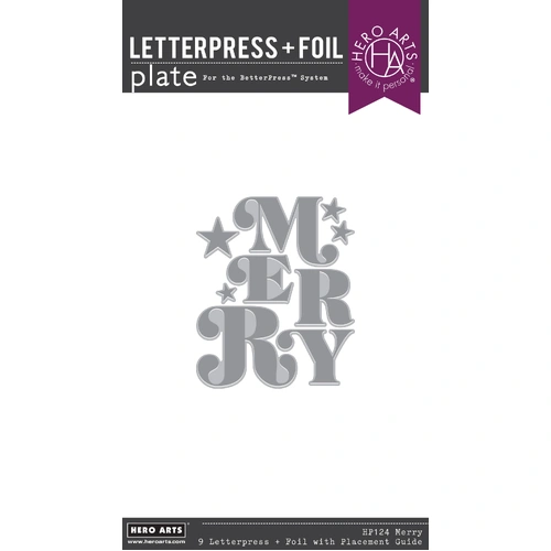 Hero Arts Merry BetterPress + Foil Set from the Very Merry Collection