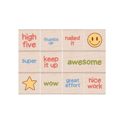 Hero Arts Gold Star Woodblock Stamp Set