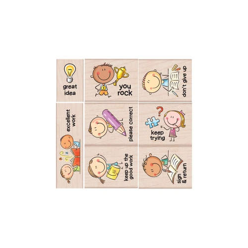 Hero Arts Don't Give Up Woodblock Stamp Set
