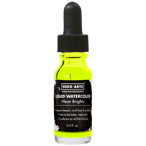 Hero Arts Chartreuse Neon Brights Liquid Watercolor