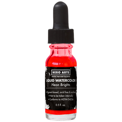 Hero Arts Red Neon Brights Liquid Watercolor