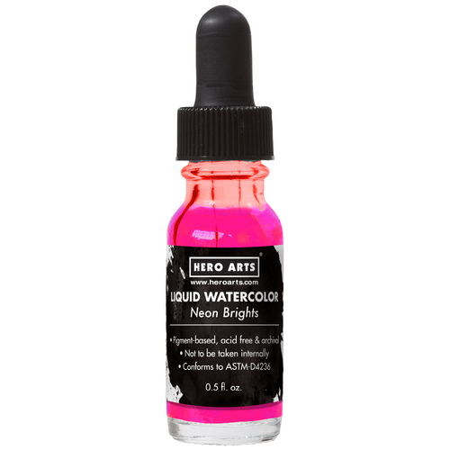 Hero Arts Pink Neon Brights Liquid Watercolor