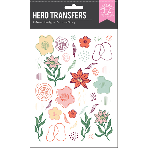 Hero Arts Flowers and Swirls Hero Transfers