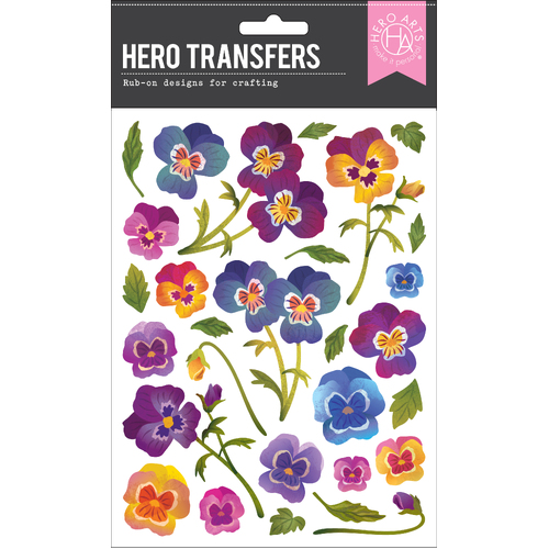 Hero Arts Pansies Hero Transfers
