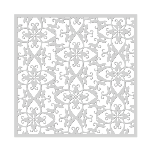 Hero Arts Floral Tile Stencil