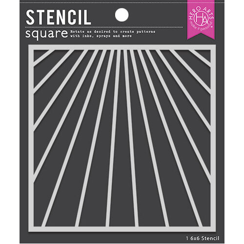 Hero Arts Rays of Color Stencil