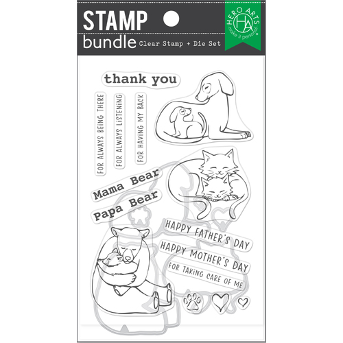 Hero Arts Mother and Father Animals Bundle