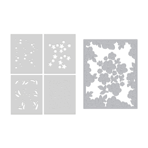 Hero Arts Bitty Floral Bundle Die & Stencil Bundle  from the You've Got a Friend Collection