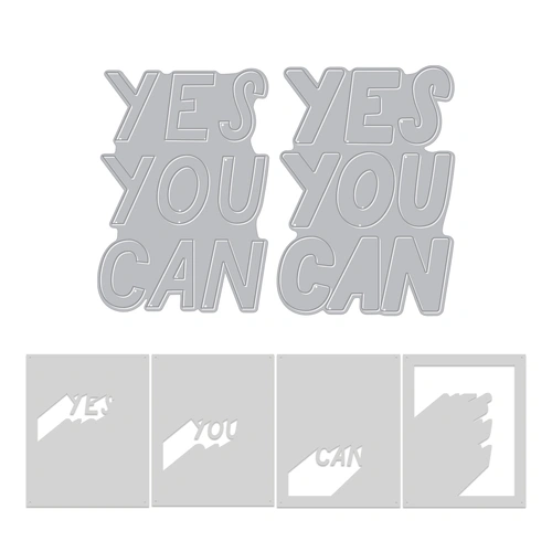 Hero Arts Yes You Can Die & Stencil Bundle from the What a Ride Collection