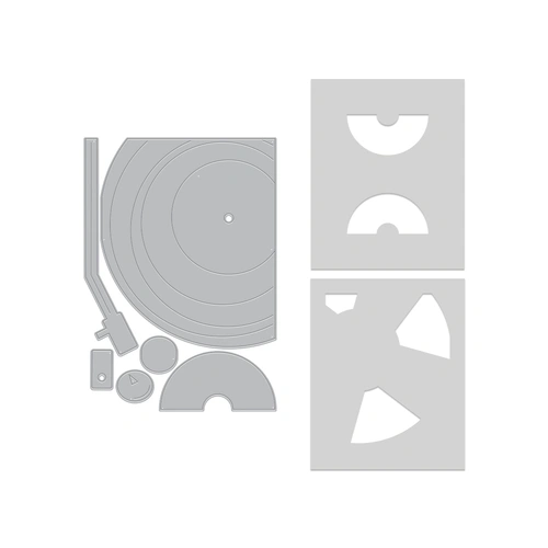 Hero Arts Drop the Needle Bundle from the Vintage Vinyl Collection
