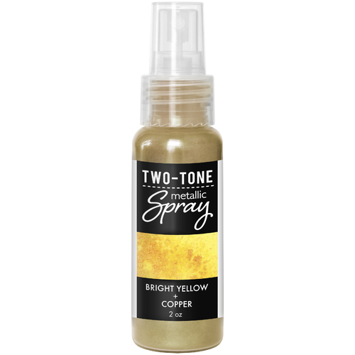 Hero Arts Bright Yellow + Copper Two-Tone Metallic Spray