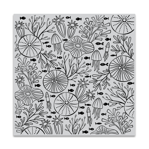 Hero Arts Stamp Underwater Pattern Bold Prints