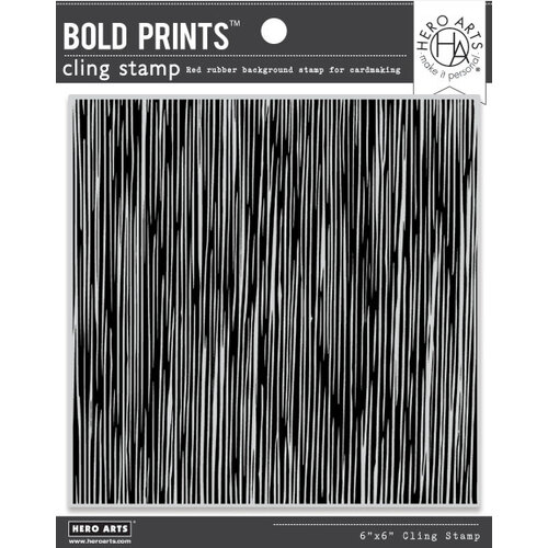 Hero Arts Abstract Linocut Bold Prints Stamp