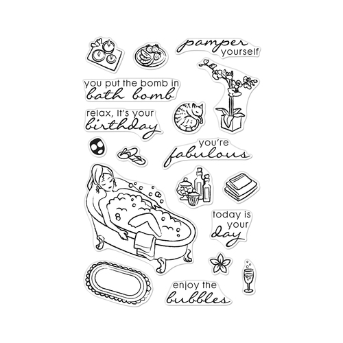 Hero Arts Stamp Bubble Bath