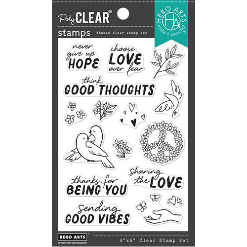 Hero Arts Good Vibes Stamp Set