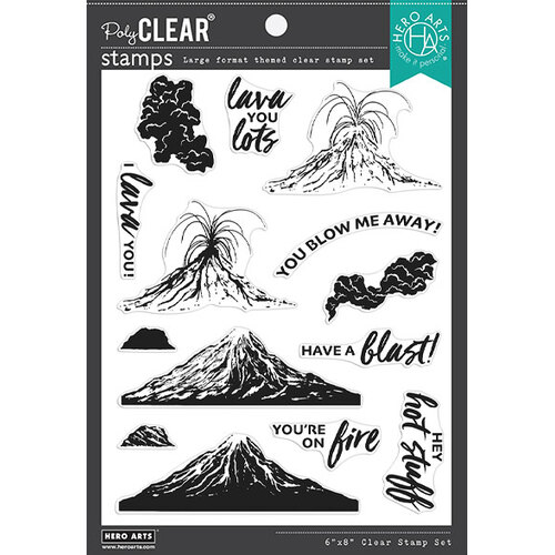 Hero Arts Volcano HeroScape Stamp