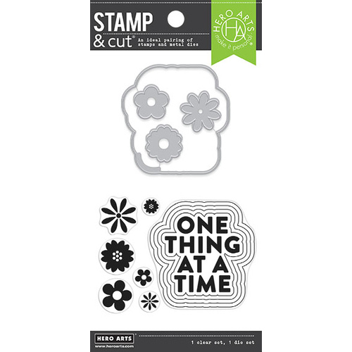 Hero Arts Stamp & Cut Set One Thing At A Time