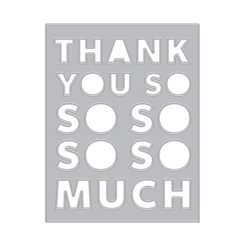 Hero Arts Thank You Message Cover Plate Die