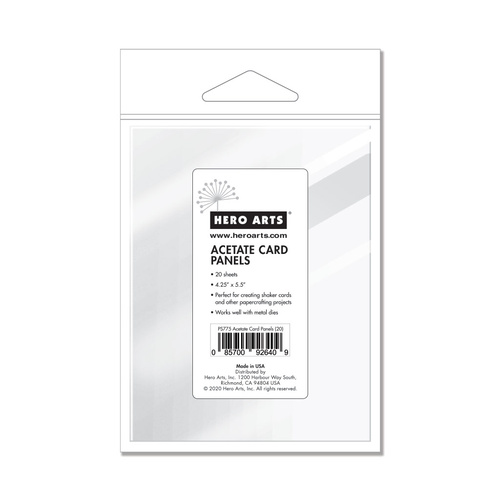 Hero Arts Acetate Card Panels 20pk