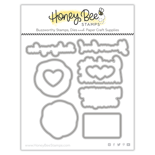 Honey Bee Sealed With Love Honey Cuts Die