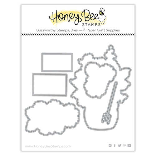 Honey Bee Floral Vase Honey Cuts Die