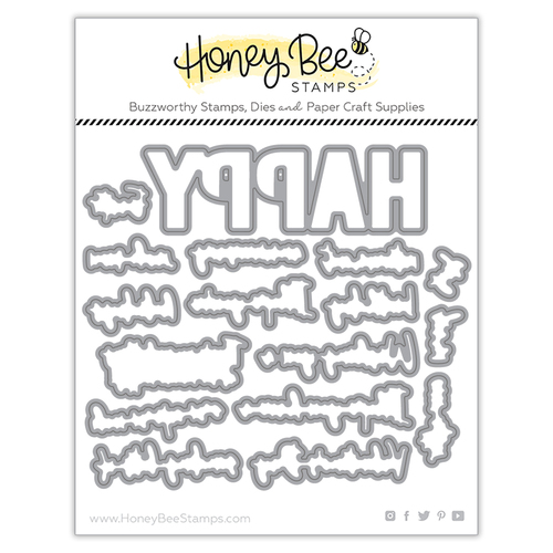 Honey Bee Happy Happy Happy Honey Cuts Dies