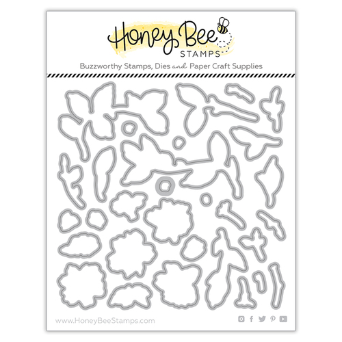 Honey Bee Painted Blooms Honey Cuts Die 