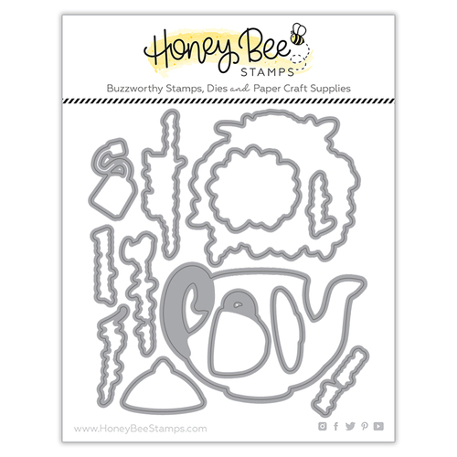 Honey Bee Teatime Florals Honey Cuts Die 
