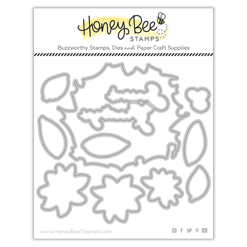 Honey Bee Holiday Wreath Die 