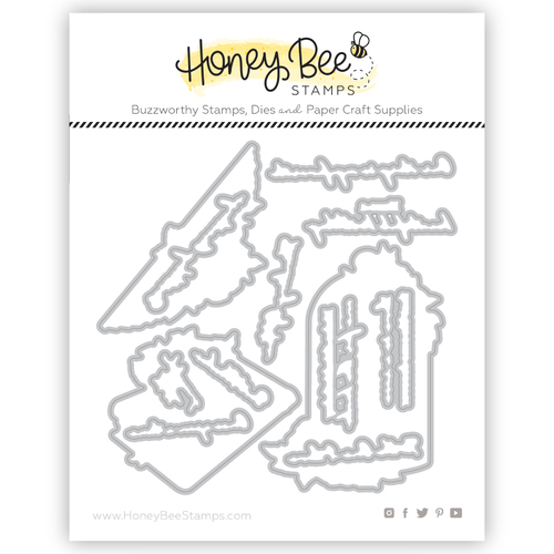 Honey Bee Love Is A Rose  - Honey Cuts Die