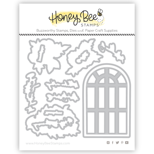 Honey Bee Blooming View  - Honey Cuts Die