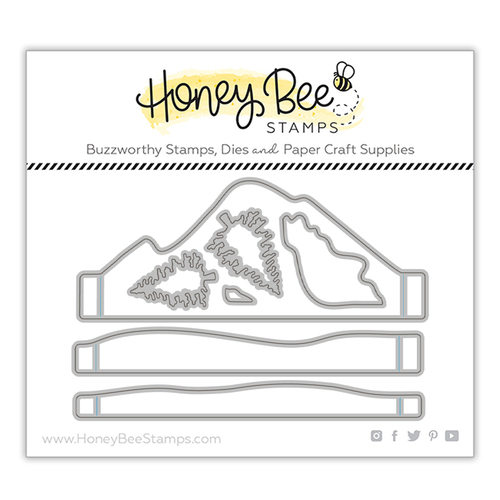 Honey Bee A2 Mountain Scene Builder Add On Honey Cuts Die