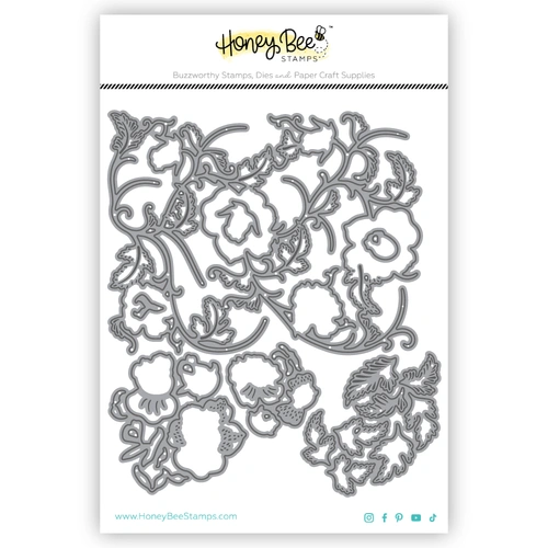 Honey Bee Bold Background: Chinoiserie Honey Cuts