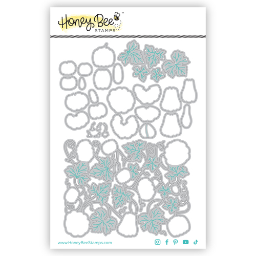 Honey Bee Bold Background- Pumpkin Patch Honey Cuts Die